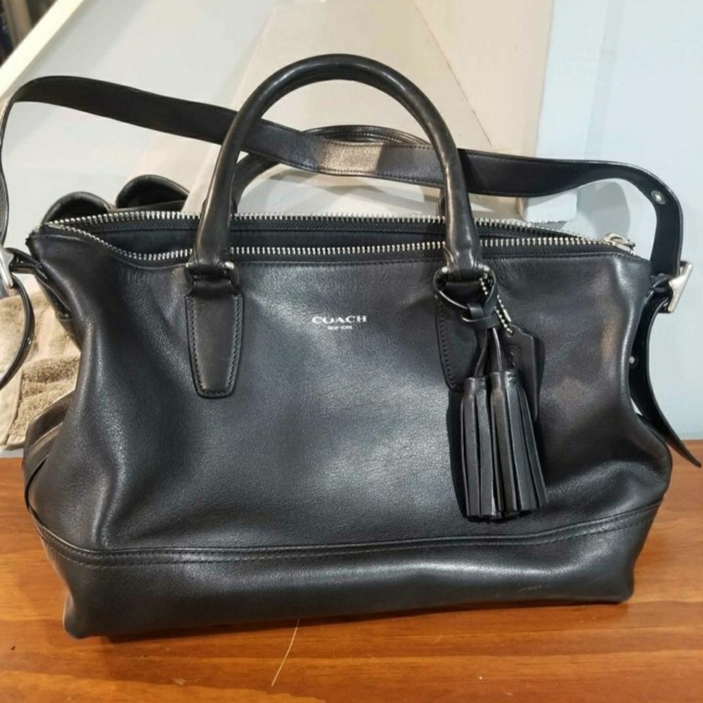 Black coach purse